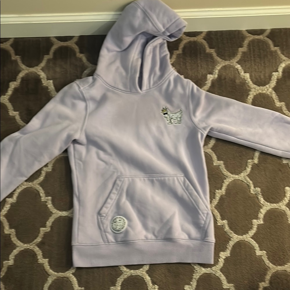 Girls GOAT USA Lavender hooded sweatshirt size M